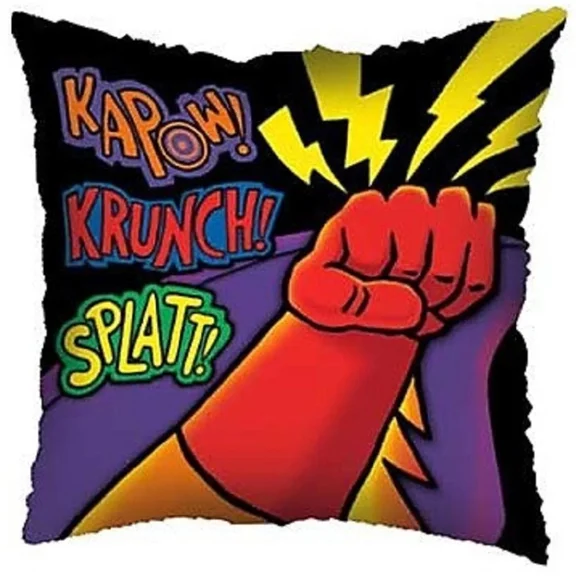 Superhero Fun Comic Super Hero Birthday Party Decoration Foil 18" Mylar Balloon