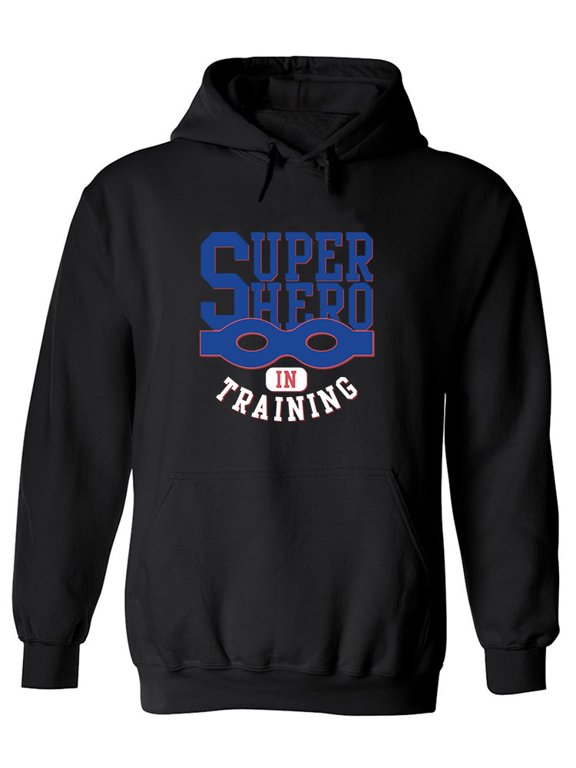 Superhero In Training. Hoodie Men -Image by Shutterstock, Male Small