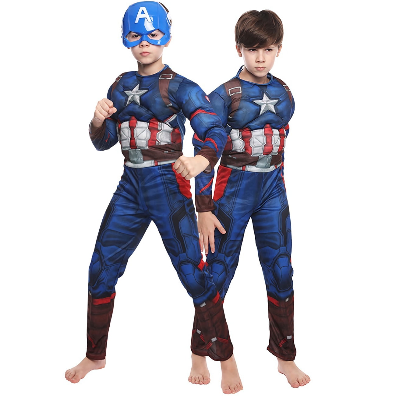 Superhero Kids Bodysuit Muscle Costumes Halloween Cosplay Costumes 3d 