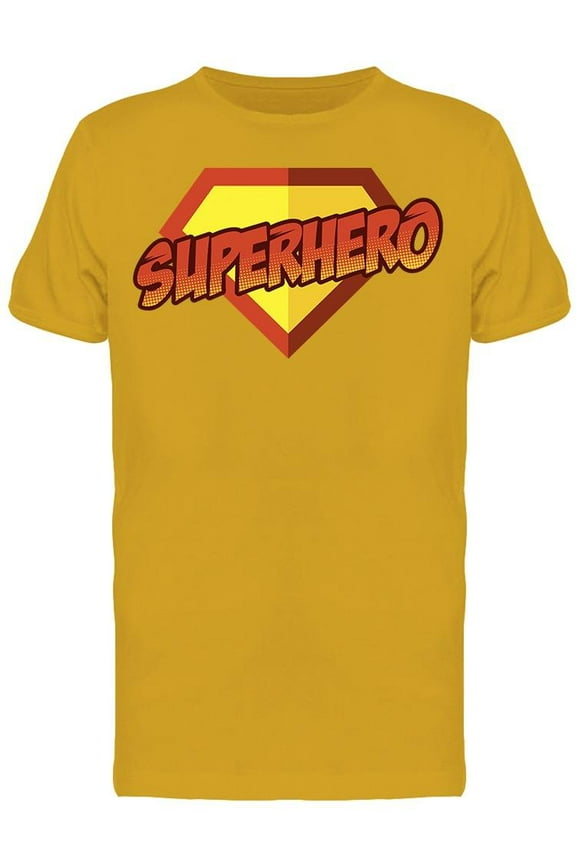 Superhero Logo T-Shirt Men -Image by Shutterstock, Male Small