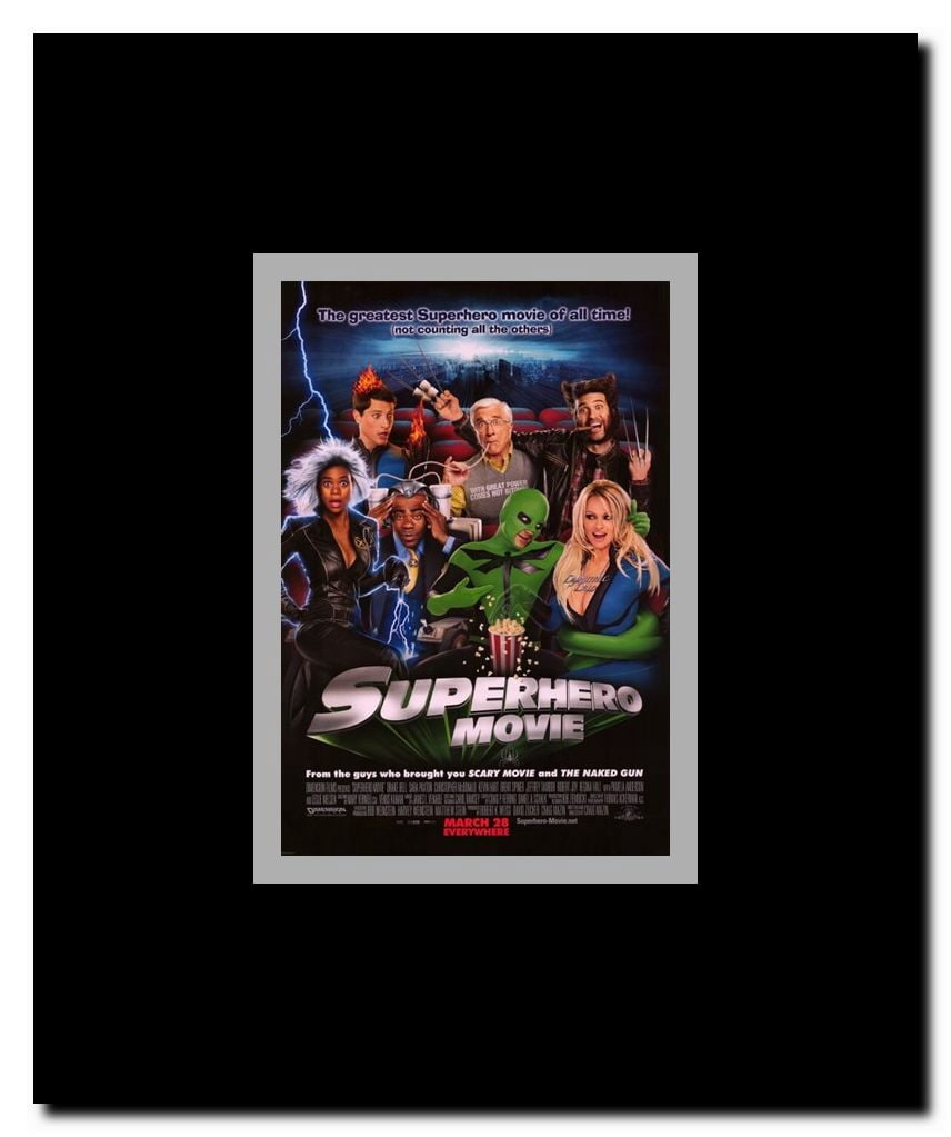Superhero Movie Framed Movie Poster