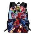thumbnail image 1 of Superhero Oxford Cloth Backpack, Large Capacity Spider Web Travel Print Bookbag for School & Camping Back to School, 1 of 5