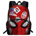 thumbnail image 1 of Superhero Oxford Cloth Backpack, Large Capacity Spider Web Travel Print Bookbag for School & Camping, 1 of 5