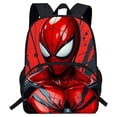 thumbnail image 1 of Superhero Oxford Cloth Backpack, Large Capacity Spider Web Travel Print Bookbag for School & Camping, 1 of 5