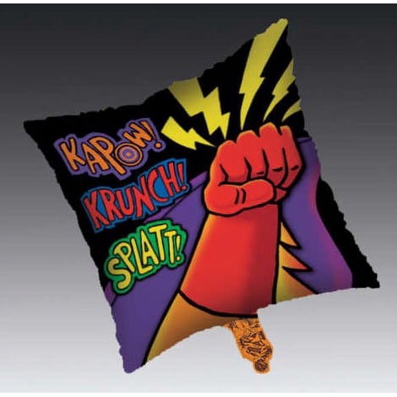 Superhero Party 18 inch Square Foil Balloon