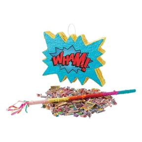 Superhero Piata Kit, Party Decor, Birthday, 210 Pieces