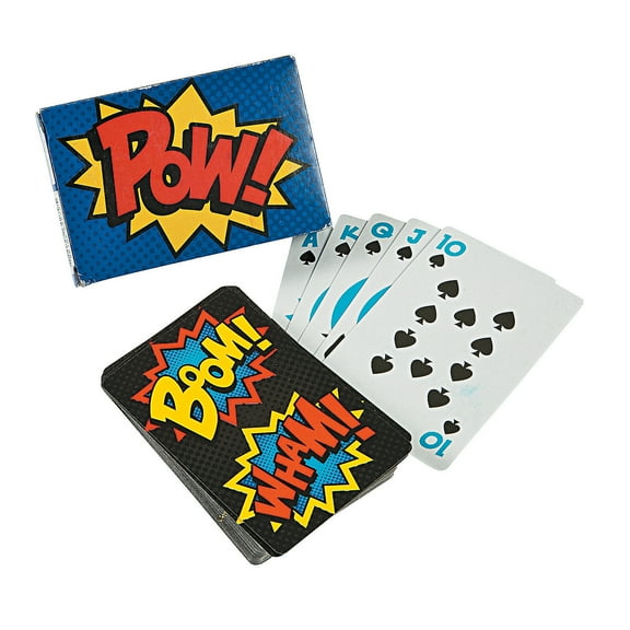 Superhero Playing Cards - Party Favors - 12 Pieces