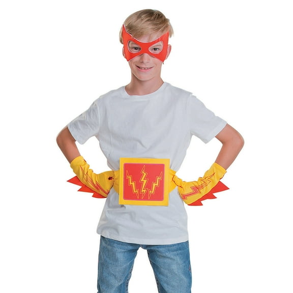 Superhero Rd Yl Accessory Asst - Apparel Accessories - 4 Pieces