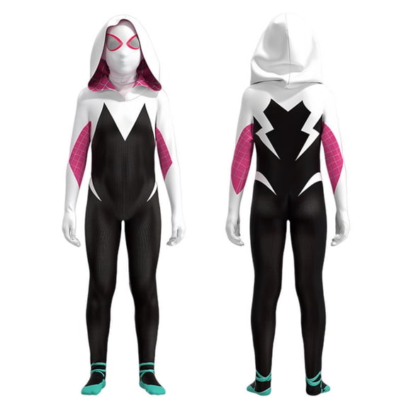 Superhero Series Halloween Costume Boys Girls Avengerrs Cosplay Halloween Dress Up Jumpsuit Full Body Elastic Spandex Suit Birthday Party Role Play Outfits