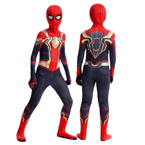 Superhero Series Halloween Costume Boys Girls Avengerrs Cosplay Halloween Dress Up Jumpsuit Full Body Elastic Spandex Suit Birthday Party Role Play Outfits