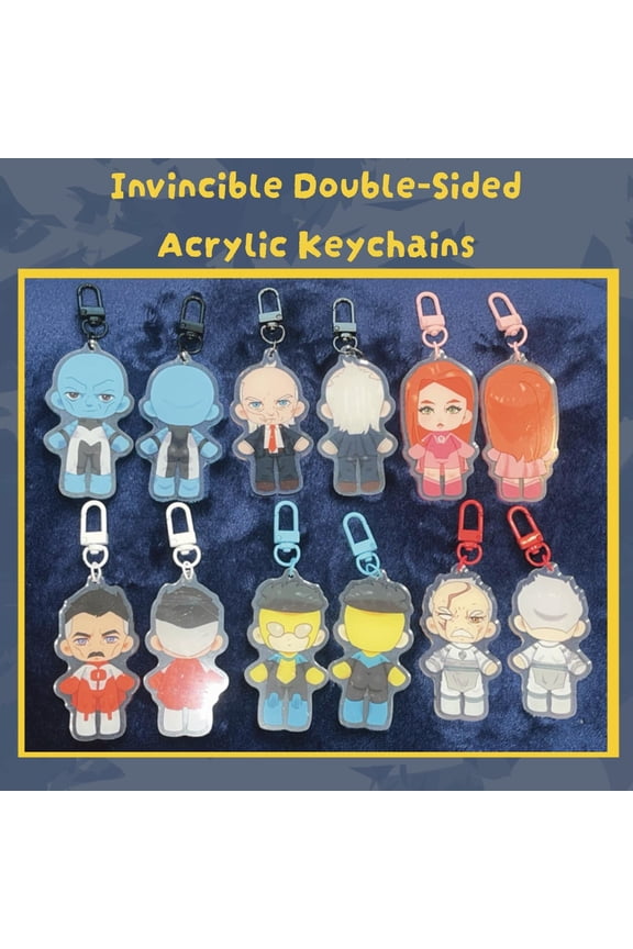 Superhero Show Inspired Acrylic Keychains (1 keychain)
