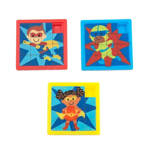 Superhero Slide Puzzles