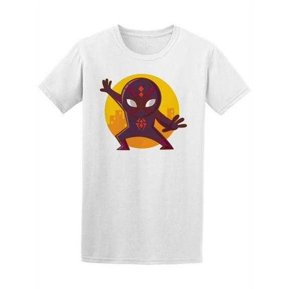Superhero Spider Attacking T-Shirt Men -Image by Shutterstock, Male x-Large