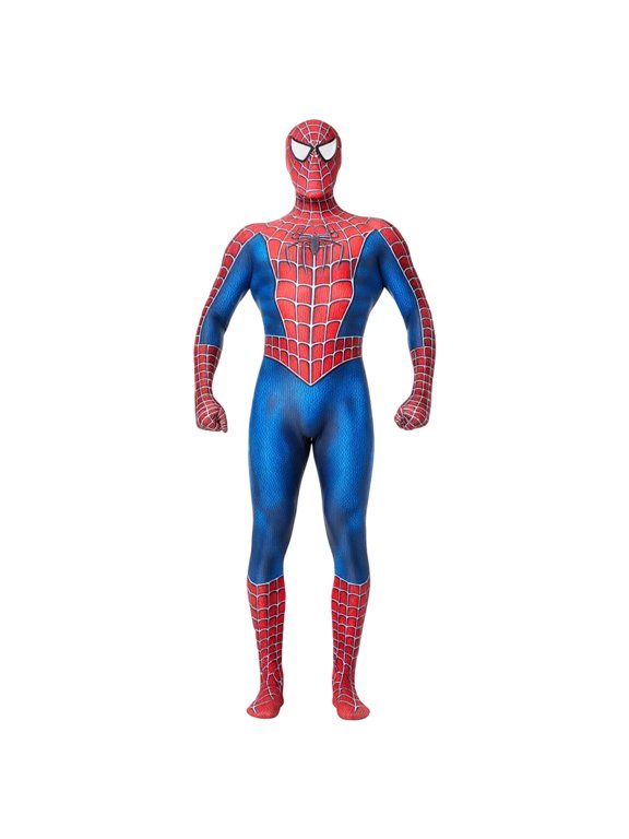 Superhero Spider Multi Universe Cosplay Bodysuit Full Fitted Jumpsuit with Mask Set Stage Performance Costume for Halloween Comic Expo
