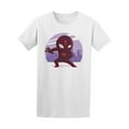 thumbnail image 1 of Superhero Spider Sticker Posing Tee Men's -Image by Shutterstock, 1 of 2