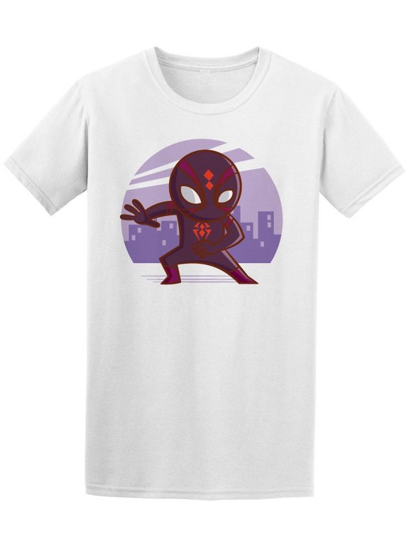 Superhero Spider Sticker Posing Tee Men's -Image by Shutterstock