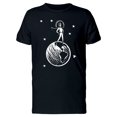 thumbnail image 1 of Superhero Stands On Earth T-Shirt Men -Image by Shutterstock, Male 3X-Large, 1 of 2