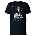 thumbnail image 1 of Superhero Stands On Earth T-Shirt Men -Image by Shutterstock, Male 4X-Large, 1 of 2