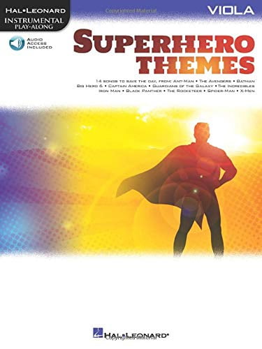 Pre-Owned Superhero Themes for Viola Instrumental Play-Along Paperback