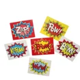 thumbnail image 1 of Superhero Word Cutouts, Party Decorations, 6 Pieces 7"X5.5", 1 of 6