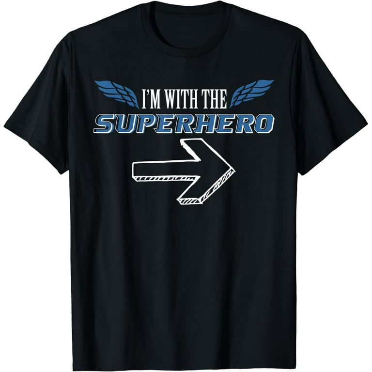 Funny Superhero T-Shirt Halloween Parents Or Couples Costume Funny Superhero T-Shirt Halloween Parents Or Couples Costume