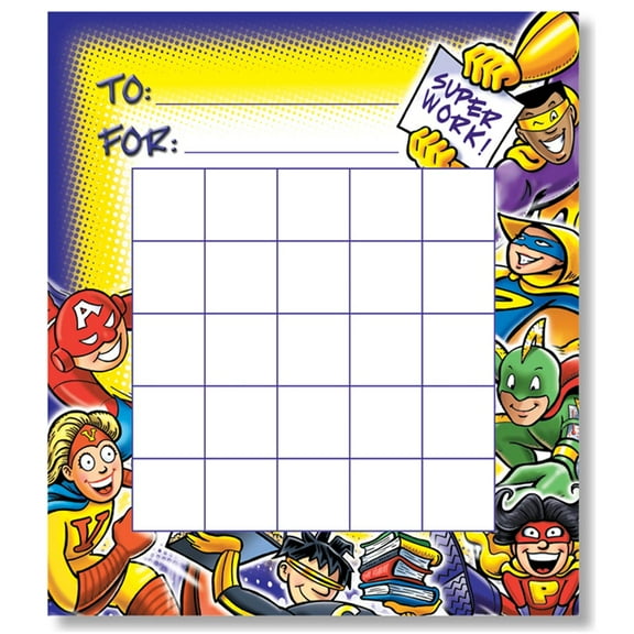 Superheroes Mini Incentive Charts by North Star Teacher Resources