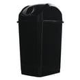 thumbnail image 1 of Superio 4.5 Gal Small Plastic Trash Can with Swing Top Lid – Black, 1 of 2