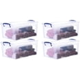 thumbnail image 1 of Superio Clear Plastic Storage Bins with Lids, 16 Quart (2 Pack), Stackable Storage Container with Latches and Handles, 1 of 1