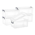 thumbnail image 1 of Superio Clear Plastic Storage Bins with Lids, 16 Quart (5 Pack), Stackable Storage Container with Latches and Handles, 1 of 1