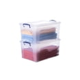 thumbnail image 1 of Superio Clear Plastic Storage Bins with Lids, 28.5 Quart (2 Pack), Stackable Storage Container with Latches and Handles, 1 of 5