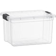 thumbnail image 1 of Superio Clear Storage Bins with Lids, 8 Pack- Plastic Storage Boxes for Home- 14.7 Quart, 1 of 2