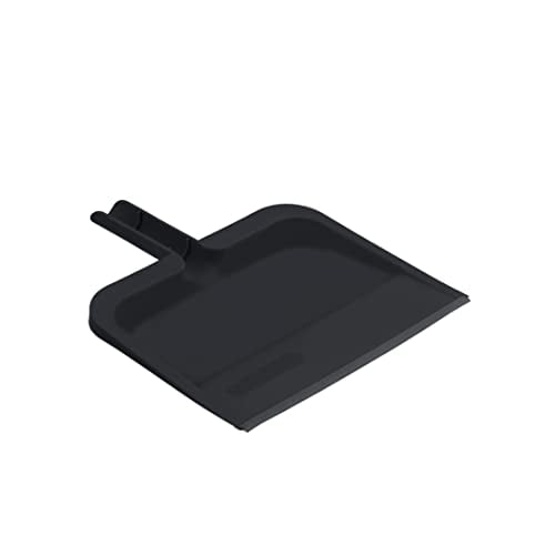 Superio ClipOn Dustpan with Rubber Lip 10inch Wide Durable Plastic