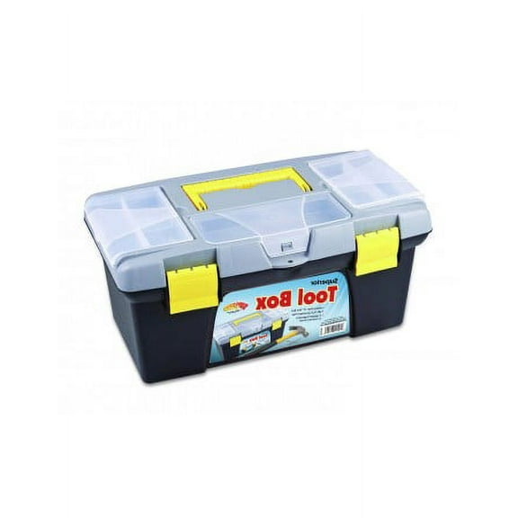 Superio Compact Tool Box with Convenient Lift Out Tray