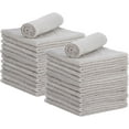 thumbnail image 1 of Superio Cotton Terry Washcloths Grey Towels 100% Cotton Cleaning Cloth 16\" Rags Wash Clothes for Body and Face, Spa Towels, Multi Purpose (24, 16\"x16\"), 1 of 5