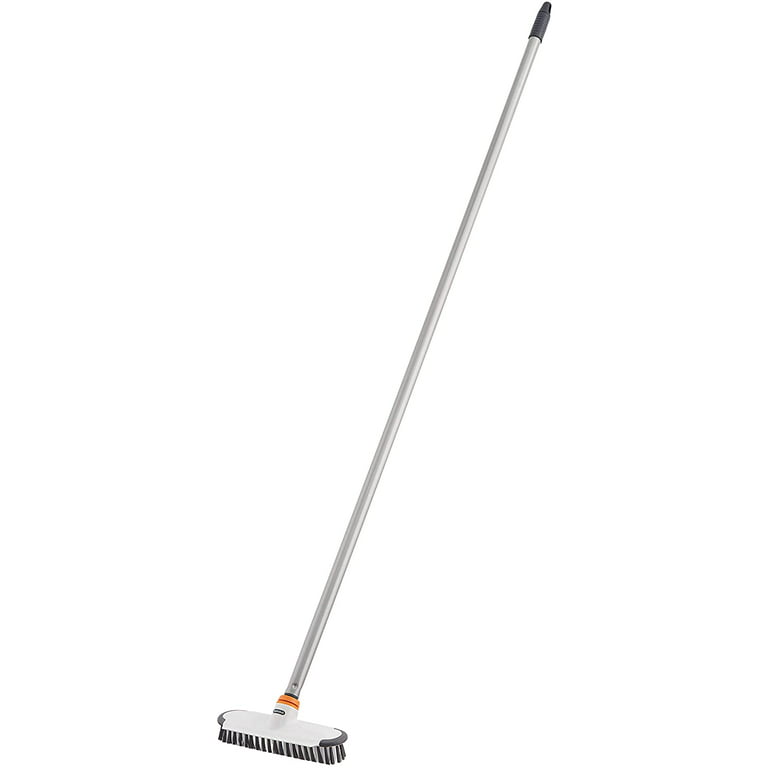 Yonill Floor Scrub Brush with Long Handle - Large Deck Brushes for