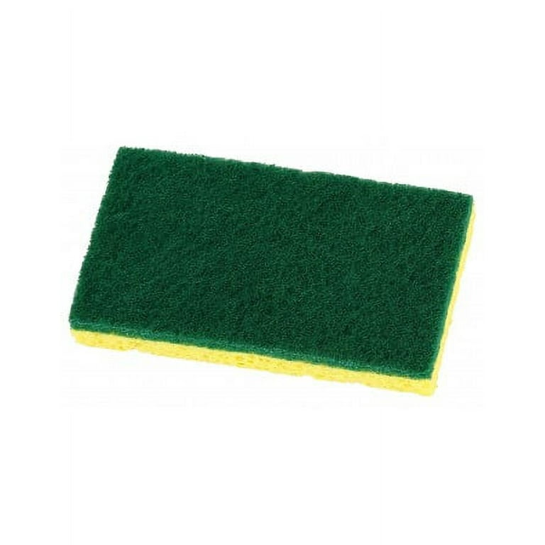 TOUGH GUY Sponge: Cellulose, 6 in Lg, 4 1/4 in Wd, 1 5/8 in Ht, Yellow