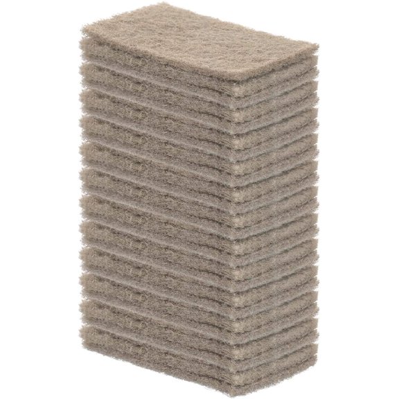 Superio Heavy Duty Natural Sisal Scouring Pads Non Scratch (36 Pack)