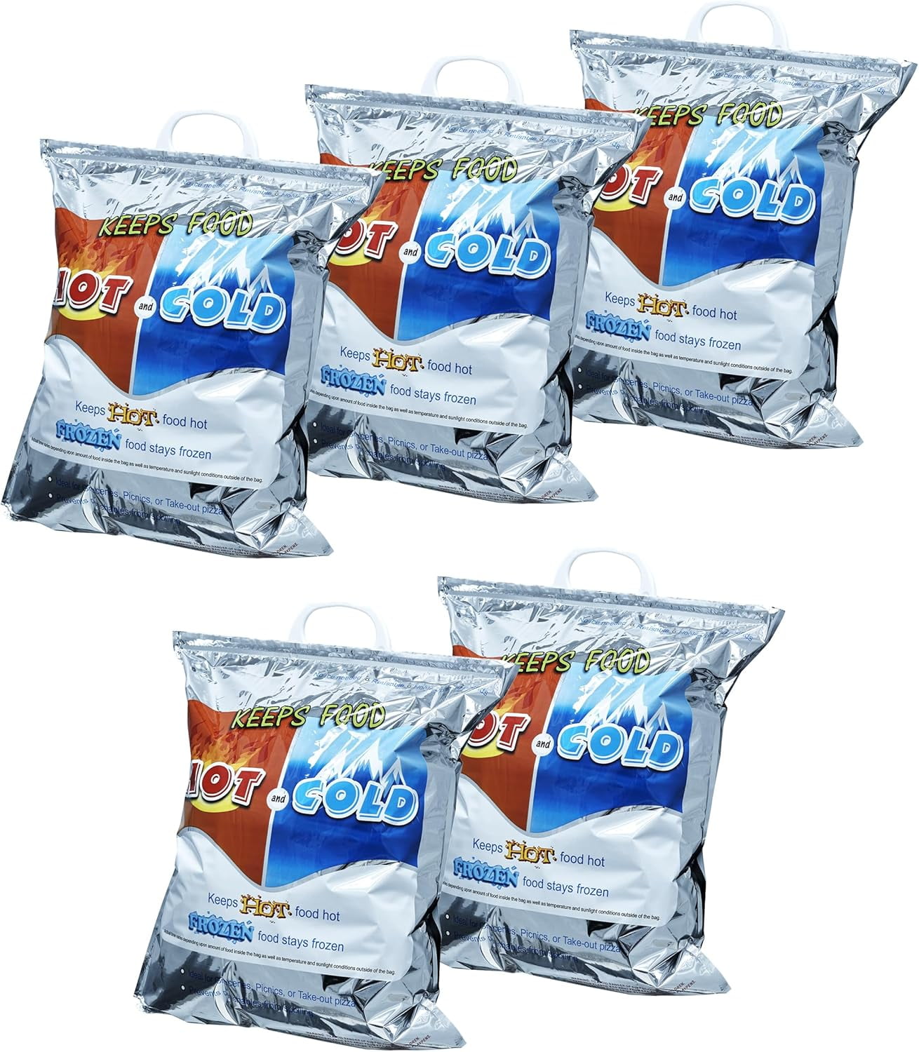 Superio Hot and Cold Insulated Bags for Food Delivery, Grocery Shopping