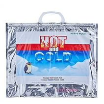 Superio Hot and Cold Reusable Insulated Bag Lunch Bag, Grocery Shopping Bag (1, 15.5"x13")