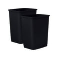 Superio Kitchen Trash Can 9 Gallon Slim Waste Bin 37 Qt Durable Plastic