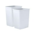 Superio Kitchen Trash Can 9 Gallon Slim Waste Bin 37 Qt Durable Plastic