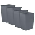 Superio Kitchen Trash Can 9 Gallon Slim Waste Bin 37 Qt Durable Plastic