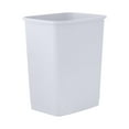 thumbnail image 1 of Superio Kitchen Trash Can 9 Gallon Slim Waste Bin 37 Qt Durable Plastic, Fit Small Spaces, Office, Bathroom, Under Counter, (White Smoke), 1 of 2