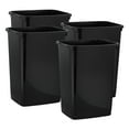 thumbnail image 1 of Superio Large Kitchen Trash Can 13 Gallon, 52 Qt Waste Bin for Kitchen, Garage, Indoor and Outdoor Trash Can (4, Black), 1 of 8