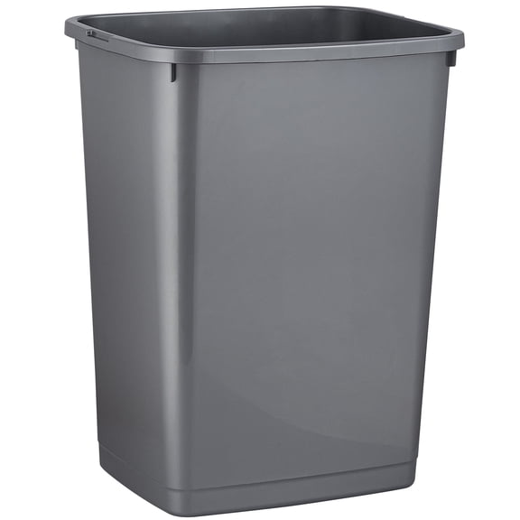 Superio Large Kitchen Trash Can 13 Gallon, 52 Qt Waste Bin for Kitchen, Garage, Indoor and Outdoor Trash Can, Grey