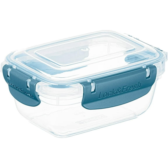 Superio Brand Superio Airtight Food Storage Container with Leakproof Lid 13 Oz - Blue