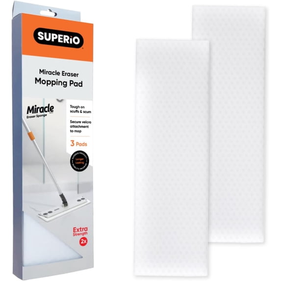 Superio Magic Eraser Mop Refill (2 Pack)