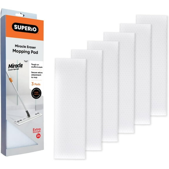 Superio Magic Eraser Mop Refill (6 Pack)