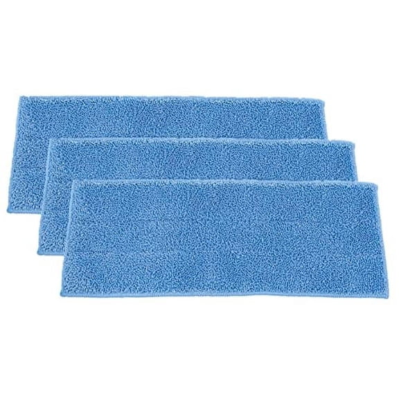 Superio Microfiber Mop Replacement Head, 16 inch Damp Mop Pad Refill for Miracle Mop Dusting and Spray Mop, attaches to Velcro mop(3 Pack)