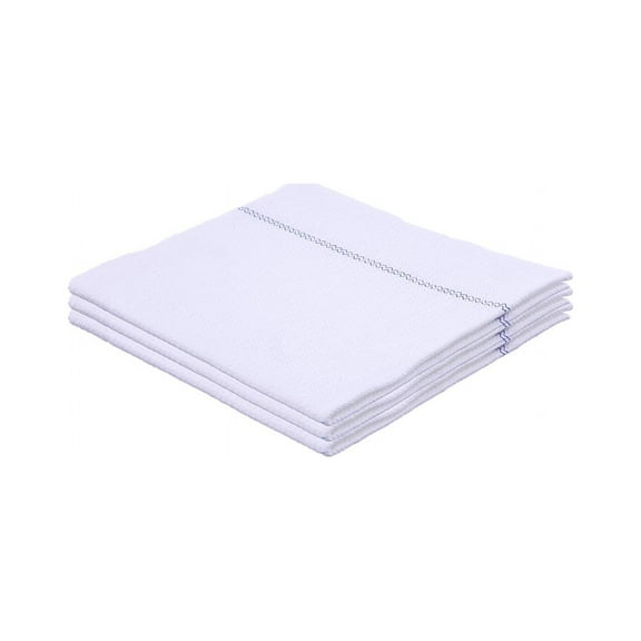 Superio Microfiber Squeegee Mopping Towel White Large Floor Cloth, Multi-Purpose Scratch Free Rags for Cleaning 3 pack